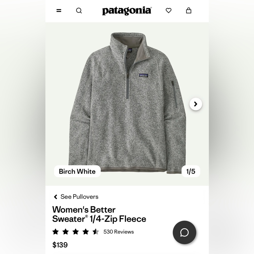 Patagonia Women’s 1/4 zip
